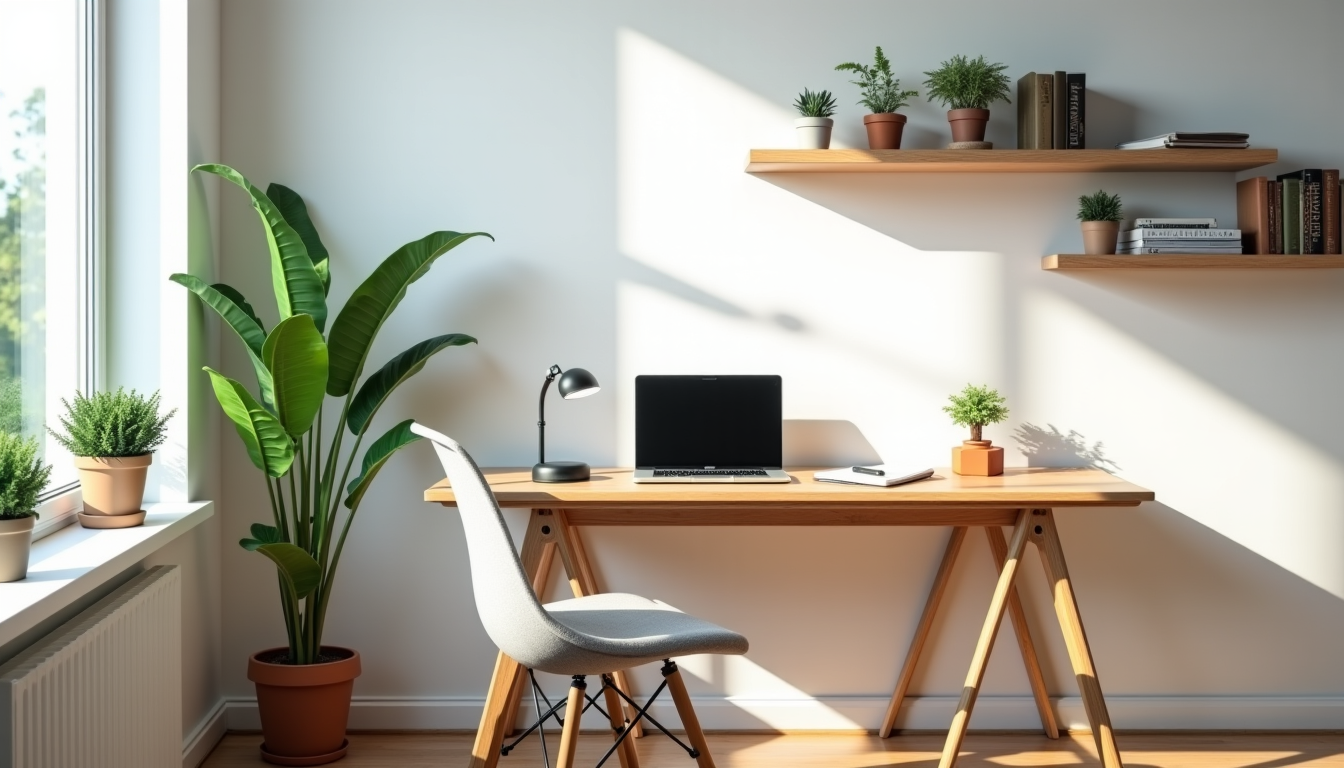 Comment créer un coin bureau fonctionnel dans un petit logement